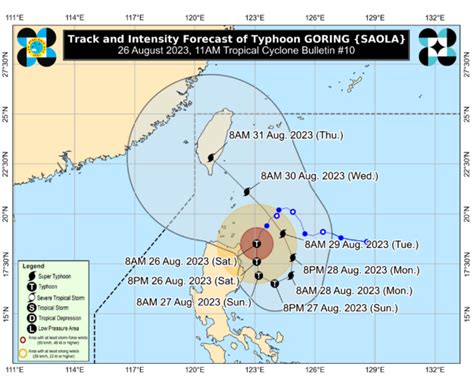 Typhoon Goring ‘steadily intensifies’; Signal No. 3 up in 3 Cagayan.